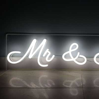 Fondale per matrimonio al neon infrangibile con luci tenda per fondale per matrimonio led supporto per fondale per palloncini con segno di nozze