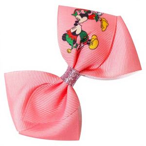 Juego de Accesorios para el Cabello Clásicos y Atemporales de Alta Calidad, 7 Piezas, Lazo de Cinta de 4 Pulgadas, Diferentes Estampados en Cada Pinza - Product Image 1