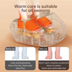 Massageador de Pés Shiatsu com Calor, Amassamento, Rolagem, Vibração, Compressão e Controle Remoto para Neuropatia - Product Image 3