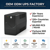 Vente en gros usine – Offre spéciale : Onduleur UPS 650VA LED avec garantie d'un an pour achats en gros, idéal pour la maison, l'informatique et les appareils électroménagers (OEM/ODM)