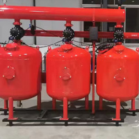 Goutte à goutte tuyau goutte à goutte tuyau goutte à goutte mine système de refroidissement système de refroidissement de l'eau grande taille filtre à sable pour l'industrie