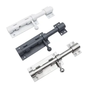 Trượt ổ khóa 304 thép không gỉ cửa nhà để xe cửa Latch tùy chỉnh vườn bản lề Bolt foggle Bolt cửa Latch Đối với trang chủ phòng tắm