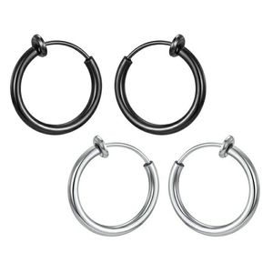 Boucles d'oreilles rétractables à clipser, sans perçage, fausse boucle d'<span class=keywords><strong>oreille</strong></span> pour femmes et hommes, style <span class=keywords><strong>cartilage</strong></span>, sans trous d'oreilles - Product Image 1