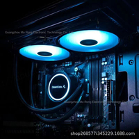 DeepCool 240RGB refroidissement par eau CPU radiateur ordinateurs de bureau AM5/1700 processeur intégré ventilateur muet processeurs d'ordinateur