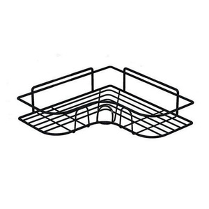 Estante de almacenamiento de metal montado en la pared, estante de esquina de baño sin taladro, estante de lavado triangular para inodoro, acceso para vajilla - Product Image 1