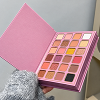 Boîte de maquillage pliable multi-pages sur mesure, boîte d'emballage de palette cosmétique en papier de haute qualité