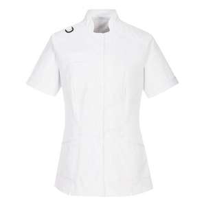 PORTWEST - LW21WHRS Medical <b>white</b> tunic - EAN 5036108360086 <b>WORK</b> <b>SHIRTS</b> - Product Image 1