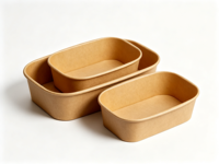 Bol à salade de fruits jetable en PS de qualité alimentaire épaissi, style minimaliste moderne, pour usage hôtelier