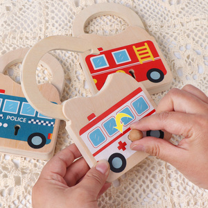 Montessori aprendizaje educativo bebé habilidades motoras finas juguetes sensoriales cerradura y llave juguetes a juego y clasificación - Product Image 6