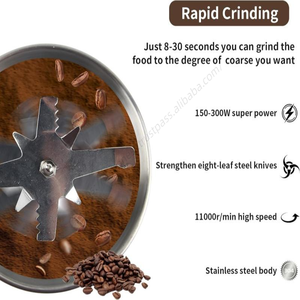 Máquina Multifuncional de Alta Potencia para Café, Cereales, Nueces, Frijoles, Especias y Granos para el Hogar, Venta al Por Mayor - Product Image 5