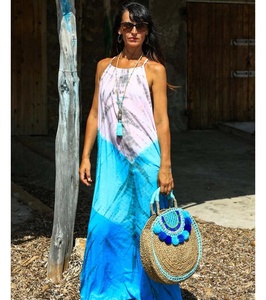 <b>Boho</b> Summer Cartoon Print Maxi <b>Dress</b> for Women Breathable <b>Plus</b> <b>Size</b> 100% Rayon - Product Image 2