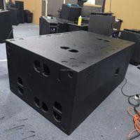 Caisson de Basses Double BSX de 21 Pouces, Haut-Parleur Subwoofer Passif Professionnel pour Audio