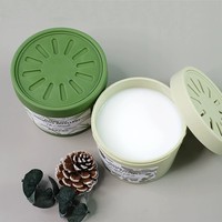 OEM Bio Natur Aroma therapie Duft kerzen Langlebiges festes Gel Home Auto Lufter frischer Romantischer Bio-Parfüm Wachs Balsam