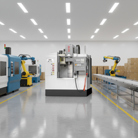 Mini-fraiseuse CNC à broche unique automatique BT40 VMC avec magazine d'outils 16T et guidage linéaire 3 axes