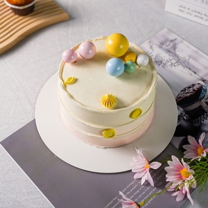 Custom Gold & Silver Recyclable Cake Paper Boards Embossed Pastry Cardboard Trays with Support Base Eco-Friendly Cake Base Board - Product Image 2