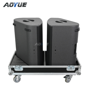 Enceinte portable passive d'extérieur 15 pouces, haut-parleur coaxial haut de gamme pour scène, enceinte de sol PA avec flight case - Product Image 6