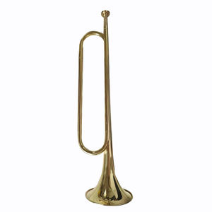 Diseño Simple <span class=keywords><strong>corneta</strong></span> laca oro terminar Bb clave instrumentos de latón cornetas - Product Image 2