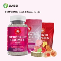 Fournisseur de compléments alimentaires Gummies santé Gummies à la berbérine Extraits botaniques pour soutenir l'immunité et la santé intestinale des adultes