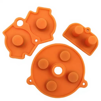 Nouveaux accessoires de réparation de console, boutons en caoutchouc conducteurs pour GBA, ensemble de boutons en silicone pour GameBoy Advance, clavier de remplacement