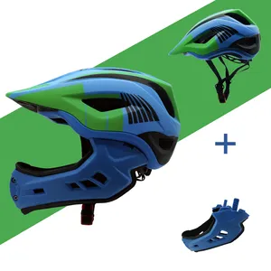 SUNHIRAOEMフルフェイス子供用自転車ヘルメットユースチャイルドキッズアウトドアスポーツヘルメットMTBバイクヘルメット