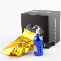 Diffuseur de parfum créatif en métal solide en forme de bouteille pour grille d'aération de voiture, accessoire de décoration intérieure automobile