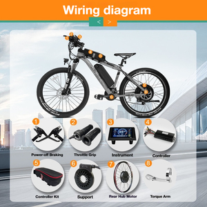 Controlador de Onda Sinusoidal Mtx Wheel 72v2000w 40a/45a Sw900 Ukc1+ para Conversión de <span class=keywords><strong>Bicicleta</strong></span> Eléctrica con Motor Trasero - Product Image 5