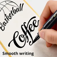 Stylo de calligraphie Guangna 207 rechargeable, stylo à pinceau souple en plastique, outil d'écriture pour copier les écritures et les signatures