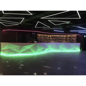 Meubles de bar contemporains Comptoir de bar éclairé avec LED fantaisie Design pour narguilé <span class=keywords><strong>Lounge</strong></span> <span class=keywords><strong>Music</strong></span> <span class=keywords><strong>Restaurant</strong></span> - Product Image 4