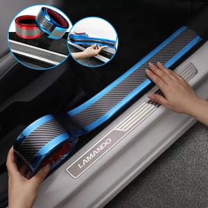 Bande de <span class=keywords><strong>protection</strong></span> anti-rayures pour voiture 5CM, accessoires extérieurs, <span class=keywords><strong>pare</strong></span>-chocs, <span class=keywords><strong>coffre</strong></span>, seuils de porte, autocollant de <span class=keywords><strong>protection</strong></span> de seuil - Product Image 6