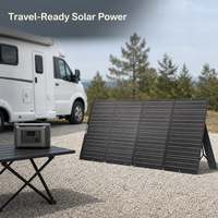 Générateur solaire portable 300W avec panneau 200W - Station d'alimentation rechargeable pour aérateurs et détecteurs de poissons, lampes frontales et bateaux à appâts