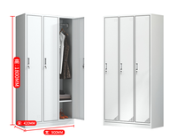 Mobilier de bureau Classeur en métal à 2 portes Armoire de rangement en acier Armoire produits de classement Armoire archivadores avec tiroir