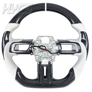 Accesorios Interiores de Coche: Volante de Fibra de Carbono para Ford Mustang GT <span class=keywords><strong>GT350</strong></span> GT500 <span class=keywords><strong>Shelby</strong></span> 2015 a 2023 2.3T EcoBoost - Product Image 1