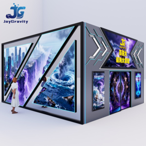 Système VR intelligent Flying Cinema 3D/5D/9D, simulateur 3D à œil nu personnalisable pour les écoles en intérieur, nouvelle réalité virtuelle - Product Image 1