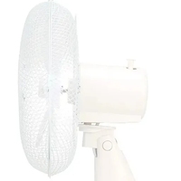 Ventilateur de bureau métallique 12 pouces à haute vitesse, avec contrôle du vent à 3 vitesses et design compact – Meilleure vente