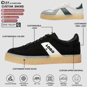 Chaussures de sport personnalisées, fabricant de chaussures sur mesure, chaussures décontractées pour hommes, chaussures de sport pour femmes, chaussures confortables à lacets plats, légères <span class=keywords><strong>en</strong></span> PU - Product Image 2