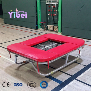Trampolín Cuadrado de Seguridad Yibei con Estructura de Acero Estable y Colchoneta de Alta Elasticidad, Apto para Ejercicio en Casa y Deportes Recreativos - Product Image 5