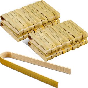 Mini <span class=keywords><strong>grille</strong></span>-<span class=keywords><strong>pain</strong></span> <span class=keywords><strong>en</strong></span> bambou de 4.7 pouces avec longue <span class=keywords><strong>pince</strong></span> à <span class=keywords><strong>pain</strong></span> grillé pinces de cuisine <span class=keywords><strong>en</strong></span> <span class=keywords><strong>bois</strong></span> jetables <span class=keywords><strong>pour</strong></span> ustensiles de thé cornichon <span class=keywords><strong>grille</strong></span>-<span class=keywords><strong>pain</strong></span> - Product Image 1