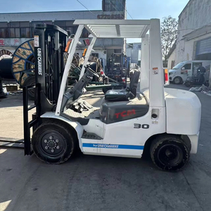 מלגזה משומשת איכותית מדגם TCM 3T FD 30 מקורית מיפן עם מנוע ומסבים מקוריים למכירה - Product Image 4