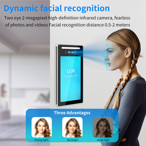 Tcp/ip Wifi sinh trắc học kiểm soát truy cập Tủ Nhận dạng khuôn mặt tùy chọn đầu đọc dấu vân tay tầm nhìn ban đêm liên lạc thời gian tham dự - Product Image 2
