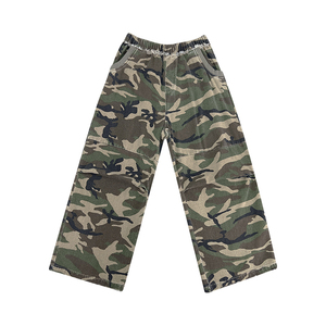 <span class=keywords><strong>Pantaloni</strong></span> <span class=keywords><strong>Cargo</strong></span> Mimetici da <span class=keywords><strong>Uomo</strong></span> di Alta Qualità in 100% Cotone con Chiusura a Coulisse Modello Largo Personalizzati dal Produttore - Product Image 5