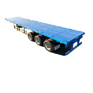 Offre Spéciale 2 essieux 20 ou 40ft en acier conteneur d'expédition remorque Port-utiliser squelette semi-remorque à vendre - Product Image 5