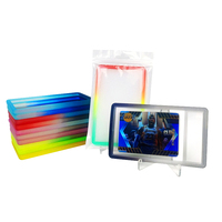 Protection de plaque en TPU avec paillettes dégradées multicolores, protection de plaque de protection graduée, protection de plaque de protection pour cartes graduées PSA