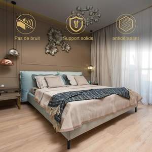 <span class=keywords><strong>Pieds</strong></span> de meubles en métal réglables de 25 cm, 4 pièces, <span class=keywords><strong>pieds</strong></span> modernes à <span class=keywords><strong>lattes</strong></span>, <span class=keywords><strong>pieds</strong></span> universels percables pour lit, meubles de salon - Product Image 5