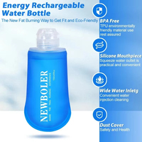 Gourde souple pliable de qualité supérieure en TPU sans BPA de 750 ml avec logo personnalisé pour les activités de plein air