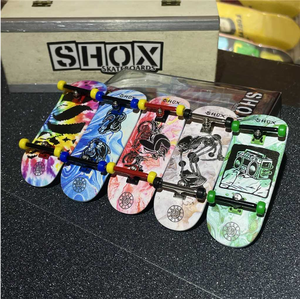 Wufannao OEM Custom Graphic Tech Deck 5-Ply Maple Wood Mini Finger Skateboard Wooden Fingerboard Deck - Product Image 2