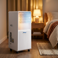 Climatiseur portable version anglaise, unité mobile de refroidissement simple avec technologie de refroidissement par compresseur