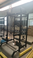 Machine Smith multi-stations, entraîneur fonctionnel, cadre en acier robuste, équipement de musculation pour l'entraînement complet du corps en salle