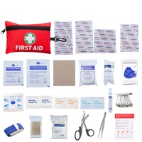 Trousse de premiers secours d'urgence compacte de 1 L de qualité industrielle avec poignée en fibre de verre solide et étanche pour la randonnée et le camping