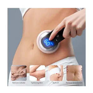 Appareil de massage de la cellulite Depsoul Machine à sculpter le corps Machine sans fil à éliminer la cellulite pour le ventre, la taille et les bras