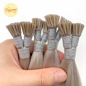 Extensions de cheveux I-Tip pré-collées 100 % naturelles, cheveux humains européens, super double drawn, prix d'usine, vente chaude 2026 - Product Image 3